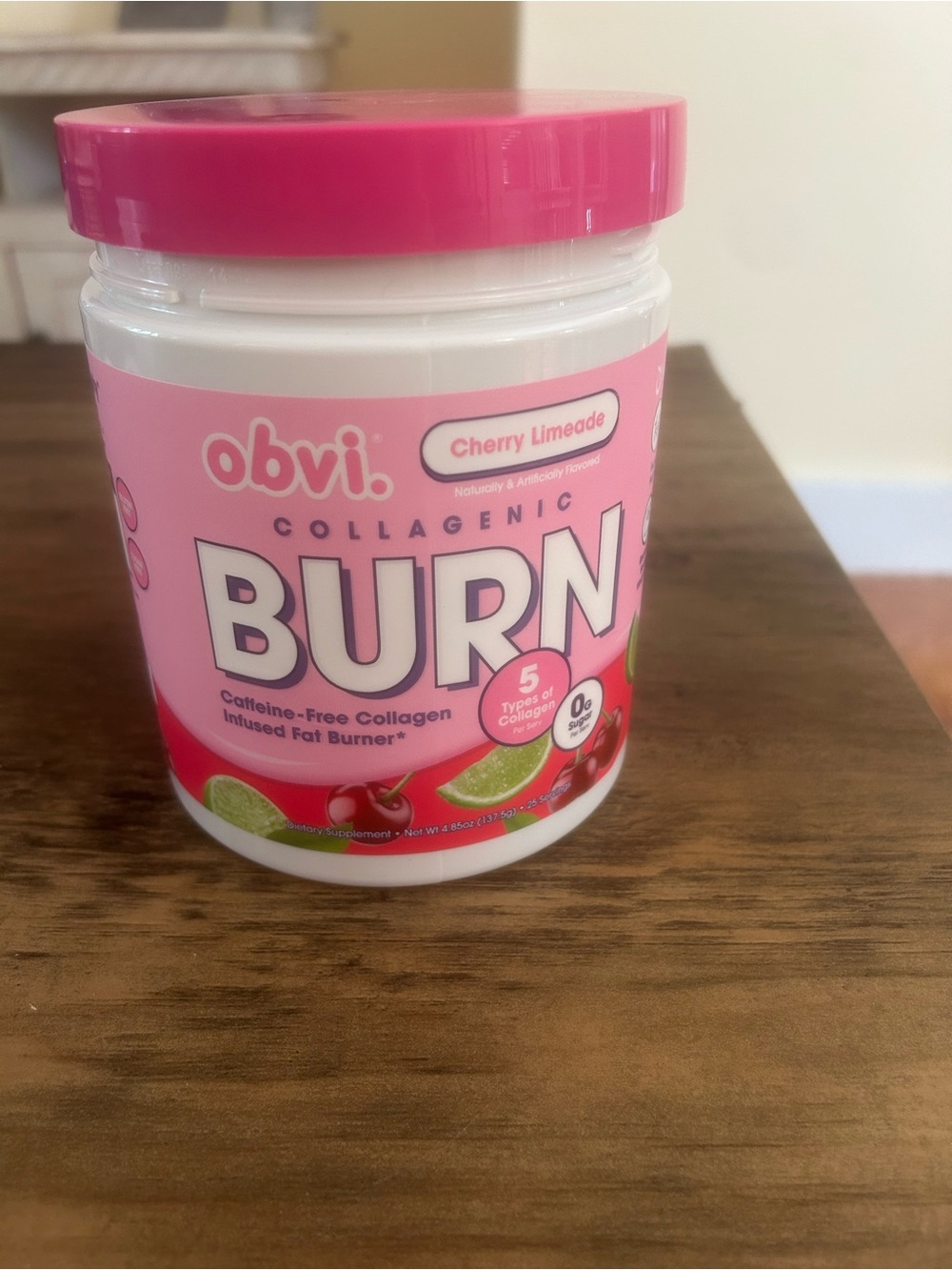OBVI collagen burn drink mix